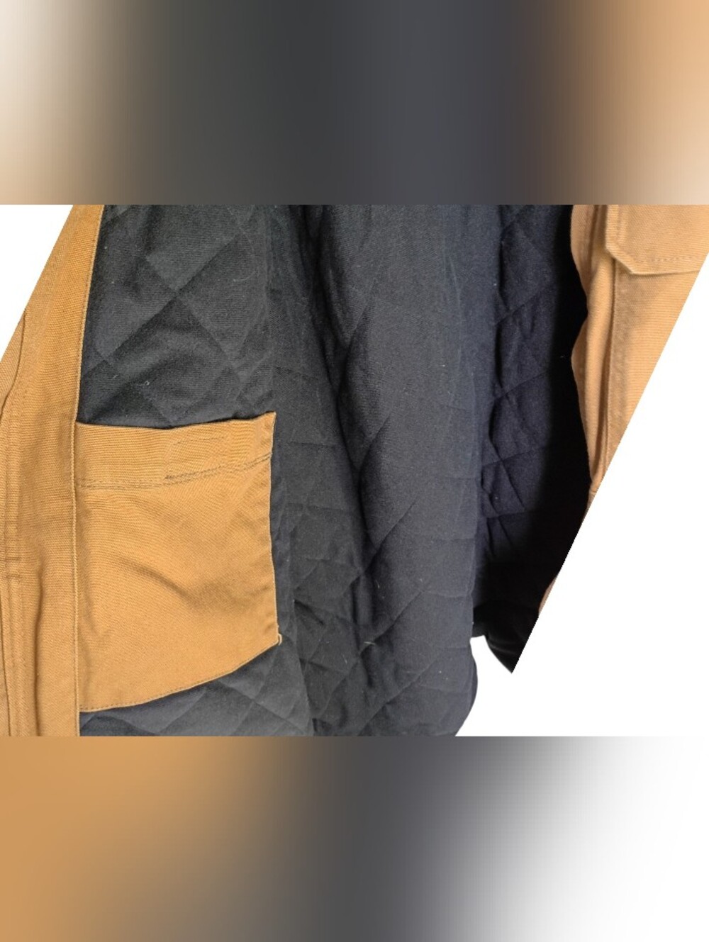 SOLD Carhartt Brown Coat Size Large - Picture 3 of 5